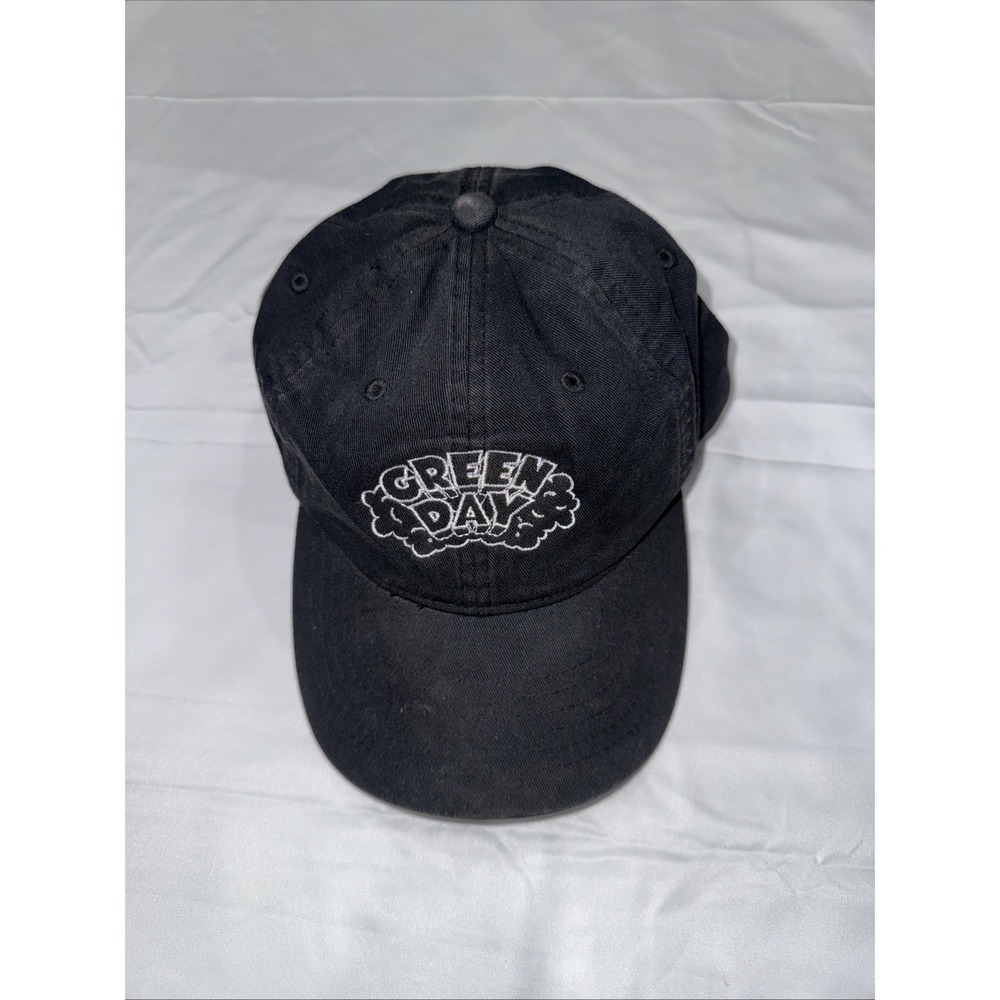 Green Day Embroidered Hat/Cap Retro Y2K Black Hat Snap Back